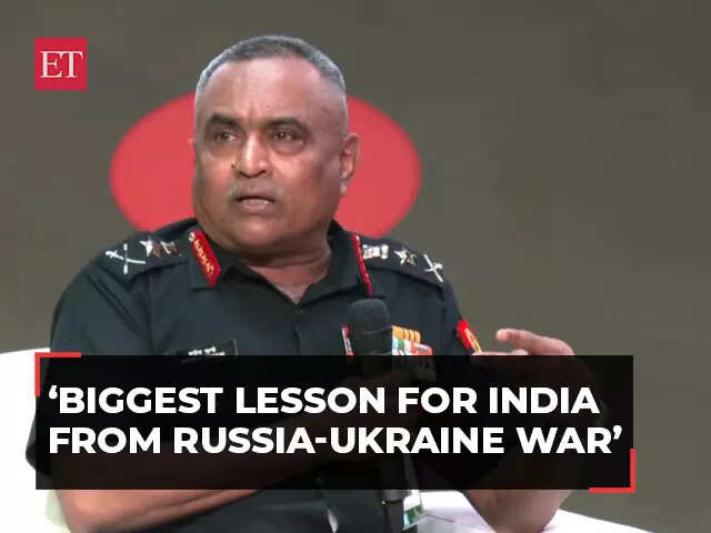 'Biggest lesson for India from Russia-Ukraine war is…': Army Chief General Manoj Pande explains 'Biggest lesson for India from Russia-Ukraine war is…': Army Chief General Manoj Pande explains