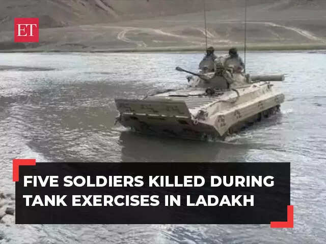 Ladakh: 5 Army personnel killed during tank exercise near Line of Actual Control Ladakh: 5 Army personnel killed during tank exercise near Line of Actual Control