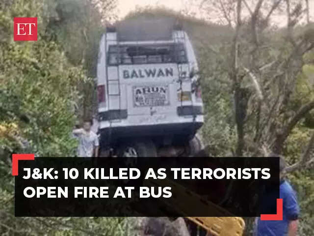 J&K: At least 10 killed, several injured after terrorists open fire at bus carrying pilgrims J&K: At least 10 killed, several injured after terrorists open fire at bus carrying pilgrims