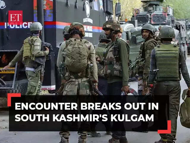 J&K: Encounter breaks out in South Kashmir's Kulgam, 2 terrorists trapped J&K: Encounter breaks out in South Kashmir's Kulgam, 2 terrorists trapped